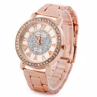 Hình ảnh củaĐồng Hồ thời trang Kanima Diamond Ladies Golden cực sang cho bạn nữ