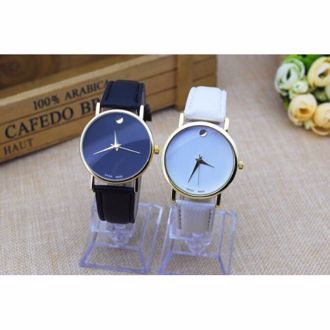 Hình ảnh củaĐồng Hồ thời trang Movado Mặt Thạch Anh Lồi Dây Da