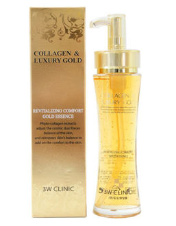 Serum dưỡng trắng tái tạo da Collagen & Luxury GOLD 3W Clinic Hàn Quốc (Tinh chất vàng 24k)