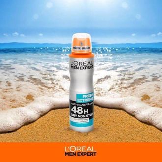 Xịt khử mùi cho nam L'oreal Men Expert 4in1 150ml