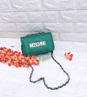 Túi xách da Moschino