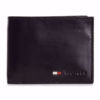 Ví da Tommy Hilfiger Stockton Billfold Wallet - Black (Xách tay chính hãng)