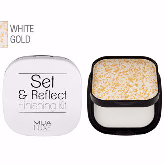 Hình ảnh củaSet Phấn Highlight 3 in 1 Makeup Academy Set & Reflect Kit -White Gold (Xách Tay Chính Hãng)