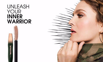 Mascara Không Thấm Nước,Dày,Dài và Cong Mi Flower Lash Warrior Mascara Fiercest Black (Xách Tay Chính Hãng)