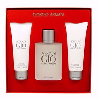 Bộ Nước Hoa, Sữa Tắm, Kem Thoa Cạo Râu Giorgio Armani Acqua di Giò 100ml