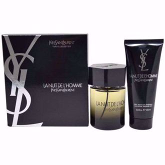 Hình ảnh củaBộ Nước Hoa & Sữa Tắm Yves Saint Laurent La Nuit De L'Homme EDT 100ml