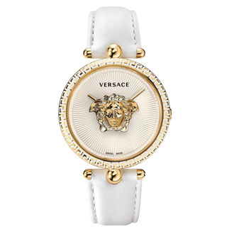 Hình ảnh củaĐỒNG HỒ DÂY DA VERSACE BLACK PALAZZO EMPIRE WATCH NỮ  CAO CẤP